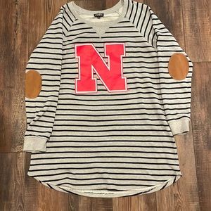 XL Gameday Couture Nebraska Huskers Tunic Sweatshirt